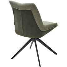 Стул OSKAR 360 град. поворот. KN01-15 Олива/ BZ1046-18 Темно-зеленый/ Черный, ®DISAUR
