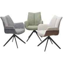 Стул PONTUS 360 град. поворот. KN01-15 Олива/ BZ1046-18 Темно-зеленый/ Черный, ®DISAUR
