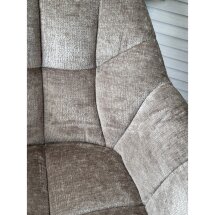 Стул ARVA 180 град. поворот. с возвратом, DAVIS - HARMONY-04 Латте, шенилл/ Черный, ®DISAUR