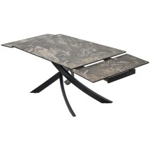 Стол ESTEBIO 160 KL-176, итальянская керамика/ черный каркас, ®DISAUR
