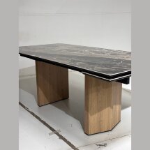 Стол МОЦАРТ 200 AMADEUS POLISHED, керамика / Дуб монтана М-City