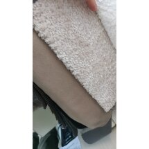 Стул ЭЛЕФАНТ 360 град. поворотный, Alpina Cream, букле / Magnum 130 искуств.замша / Черный, M-City