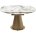 Стол TERAMO 135 GLOSS GRAND JADE SOLID CERAMIC, керамика, поворотн.механизм / Бронзовый, ®DISAUR 