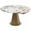 Стол TERAMO 135 GLOSS GRAND JADE SOLID CERAMIC, керамика, поворотн.механизм / Бронзовый, ®DISAUR 