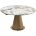 Стол TERAMO 135 GLOSS GRAND JADE SOLID CERAMIC, керамика, поворотн.механизм / Бронзовый, ®DISAUR 