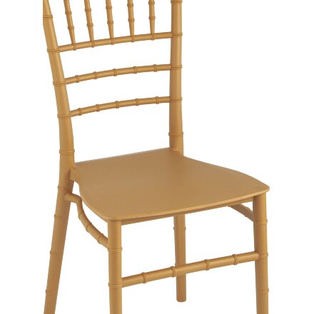 Стул Chiavari (Кьявари) пластик золотой 