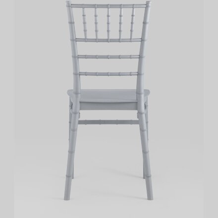 Стул Chiavari (Кьявари) пластик серебряный 