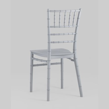 Стул Chiavari (Кьявари) пластик серебряный 