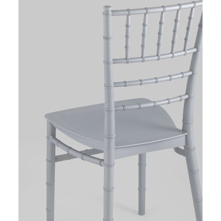 Стул Chiavari (Кьявари) пластик серебряный 