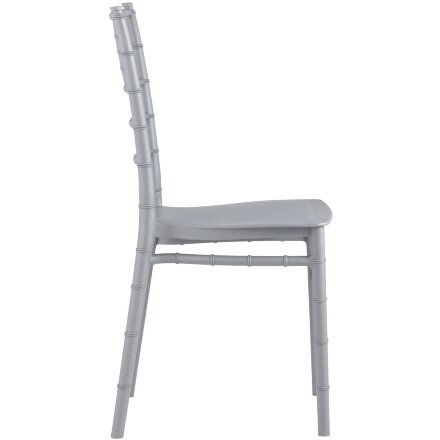 Стул Chiavari (Кьявари) пластик серебряный 