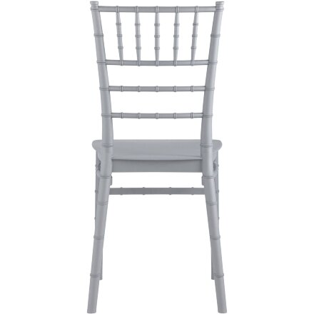 Стул Chiavari (Кьявари) пластик серебряный 