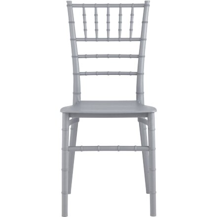 Стул Chiavari (Кьявари) пластик серебряный 