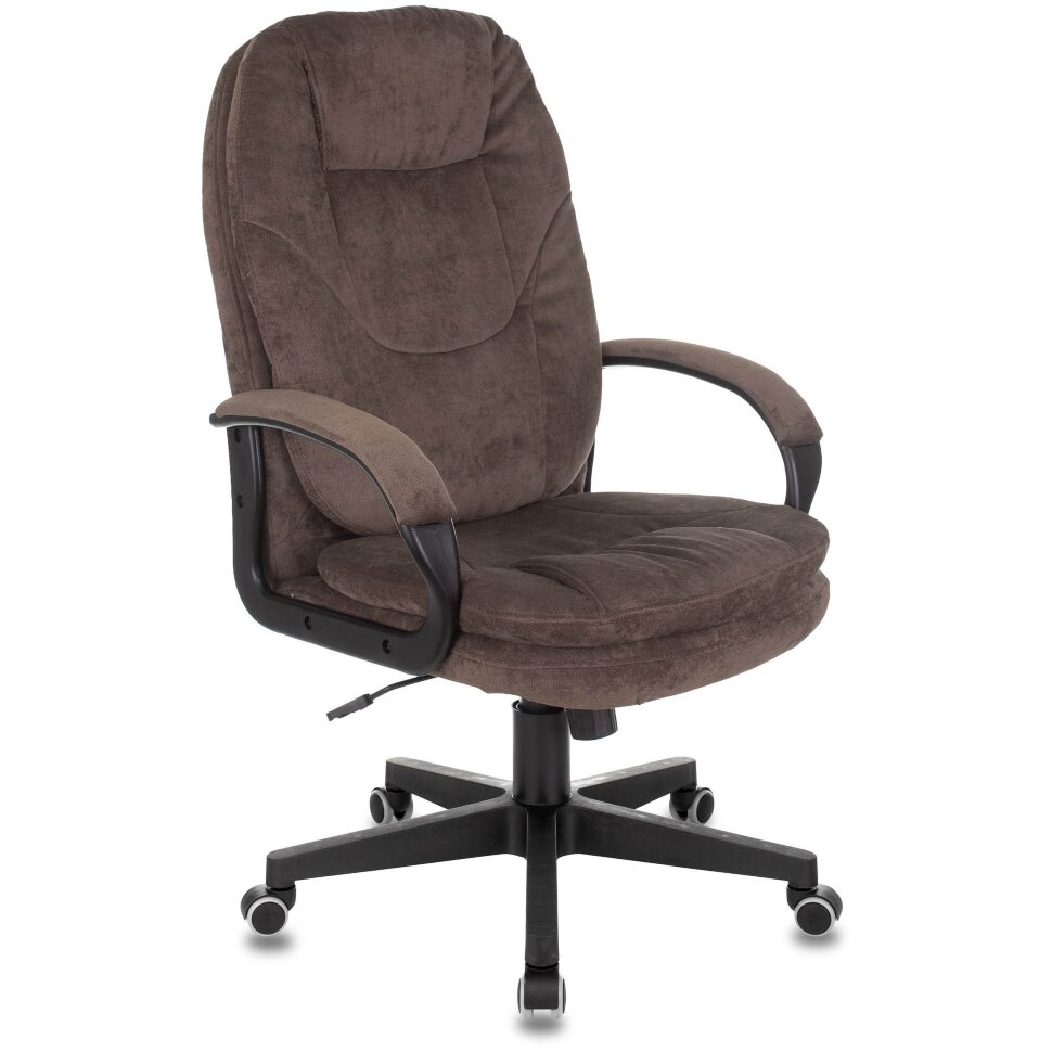 Кресло компьютерное Бюрократ для руководителя Бюрократ CH-868N Fabric коричневый Light-10 крестовина пластик Кресло компьютерное Бюрократ для руководителя Бюрократ CH-868N Fabric коричневый Light-10 крестовина пластик