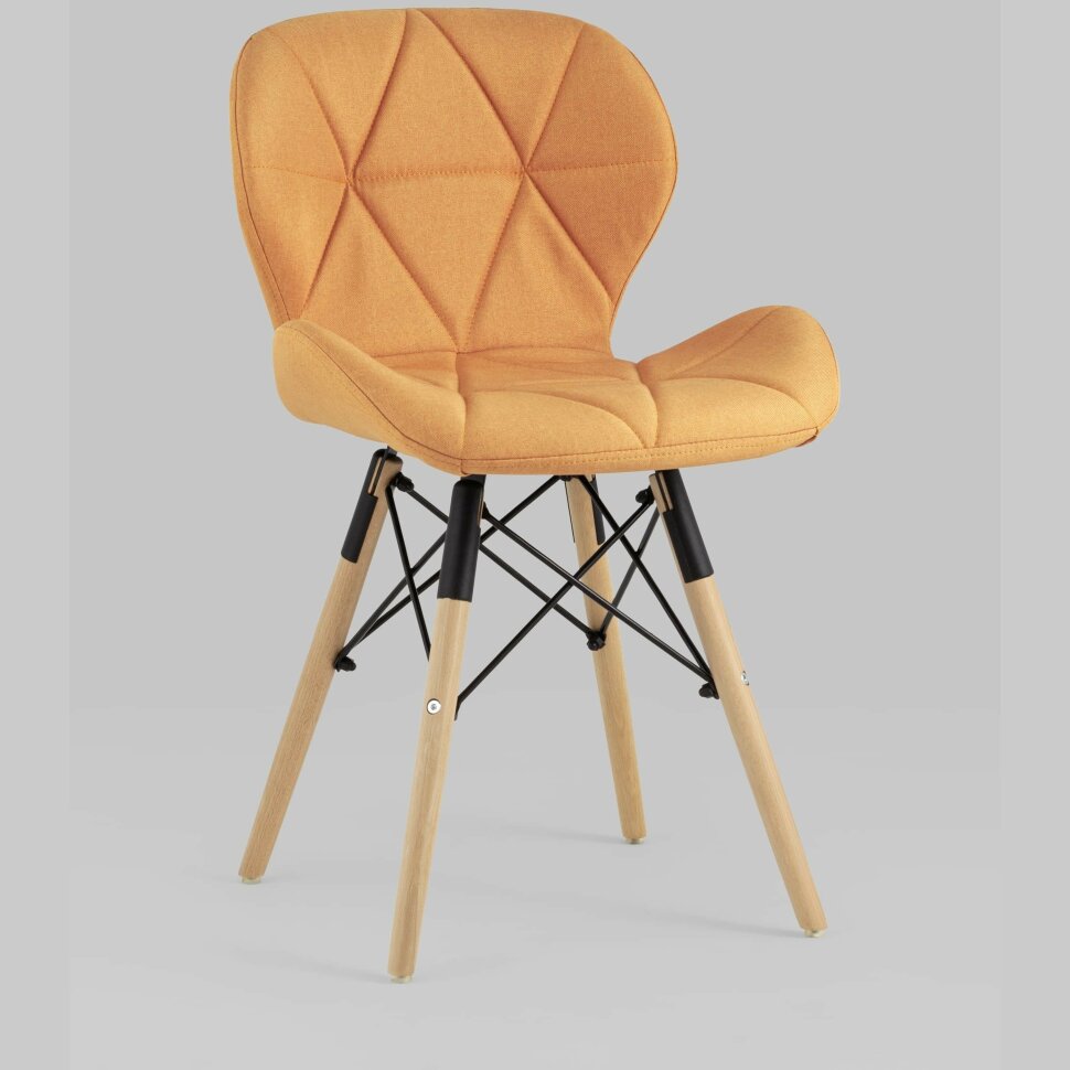 Стул Stool Group для кухни Бон рогожка оранжевый ножи дерево 2шт Стул Stool Group для кухни Бон рогожка оранжевый ножи дерево 2шт