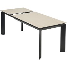 Стол CREMONA 140 TL-142, испанская керамика/ черный каркас, ®DISAUR