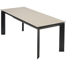 Стол CREMONA 140 TL-142, испанская керамика/ черный каркас, ®DISAUR