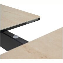 Стол CREMONA 140 TL-142, испанская керамика/ черный каркас, ®DISAUR
