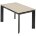 Стол CREMONA 140 TL-142, испанская керамика/ черный каркас, ®DISAUR 