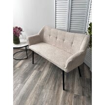 Скамья BERGAMO UF998-04 бежевый, букле / Товарный знак DISAUR