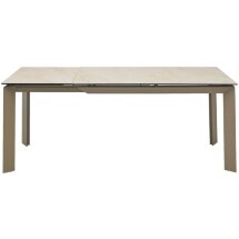 Стол CREMONA 140 KL-105, итальянская керамика / Тауп, ®DISAUR