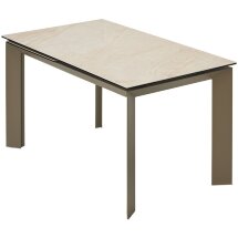 Стол CREMONA 140 KL-105, итальянская керамика / Тауп, ®DISAUR