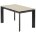 Стол CREMONA 180 TL-142, испанская керамика / черный каркас, ®DISAUR 
