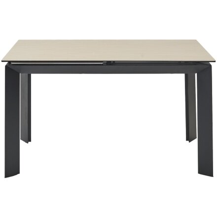 Стол CREMONA 180 TL-142, испанская керамика / черный каркас, ®DISAUR 