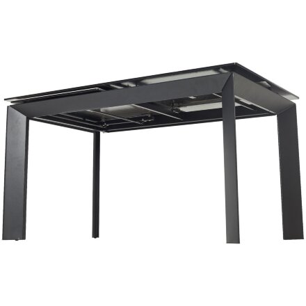 Стол CREMONA 180 TL-142, испанская керамика / черный каркас, ®DISAUR 