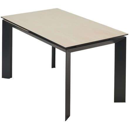 Стол CREMONA 180 TL-142, испанская керамика / черный каркас, ®DISAUR 