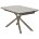 Стол RIVOLI 140 MATT LATTE STONE SOLID CERAMIC / TAUPE, ®DISAUR 