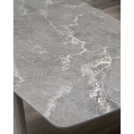 Стол RIVOLI 140 MATT LATTE STONE SOLID CERAMIC / TAUPE, ®DISAUR 