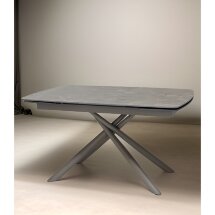 Стол RIVOLI 140 MATT LATTE STONE SOLID CERAMIC / TAUPE, ®DISAUR