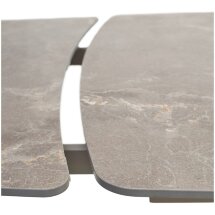 Стол RIVOLI 140 MATT LATTE STONE SOLID CERAMIC / TAUPE, ®DISAUR