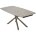 Стол RIVOLI 140 MATT LATTE STONE SOLID CERAMIC / TAUPE, ®DISAUR 
