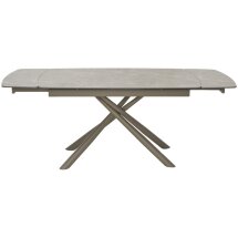 Стол RIVOLI 140 MATT LATTE STONE SOLID CERAMIC / TAUPE, ®DISAUR