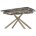 Стол RIVOLI 140 MATT LATTE STONE SOLID CERAMIC / TAUPE, ®DISAUR 