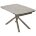 Стол RIVOLI 140 MATT LATTE STONE SOLID CERAMIC / TAUPE, ®DISAUR 