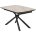 Стол RIVOLI 140 GLOSS AMBER JADE SOLID CERAMIC / BLACK, ®DISAUR 