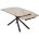 Стол RIVOLI 140 GLOSS AMBER JADE SOLID CERAMIC / BLACK, ®DISAUR 