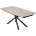 Стол RIVOLI 140 GLOSS AMBER JADE SOLID CERAMIC / BLACK, ®DISAUR 