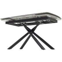 Стол RIVOLI 140 GLOSS AMBER JADE SOLID CERAMIC / BLACK, ®DISAUR