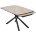 Стол RIVOLI 140 GLOSS AMBER JADE SOLID CERAMIC / BLACK, ®DISAUR 