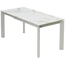 Стол CORNER 120 GLOSS GOLDEN JADE SOLID CERAMIC / WHITE, ®DISAUR