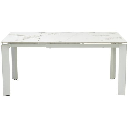 Стол CORNER 120 GLOSS GOLDEN JADE SOLID CERAMIC / WHITE, ®DISAUR 