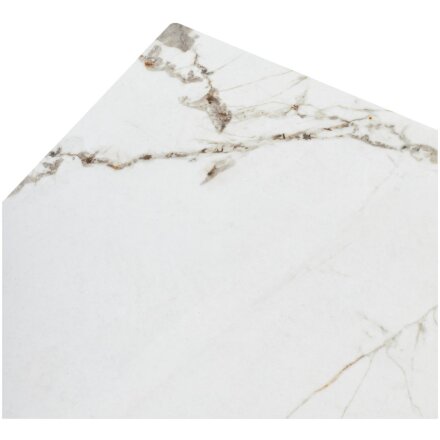 Стол CORNER 120 GLOSS GOLDEN JADE SOLID CERAMIC / WHITE, ®DISAUR 