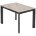Стол CORNER 120 GLOSS AMBER JADE SOLID CERAMIC / BLACK, ®DISAUR 