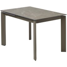 Стол CORNER 120 MATT LATTE STONE SOLID CERAMIC / TAUPE, ®DISAUR