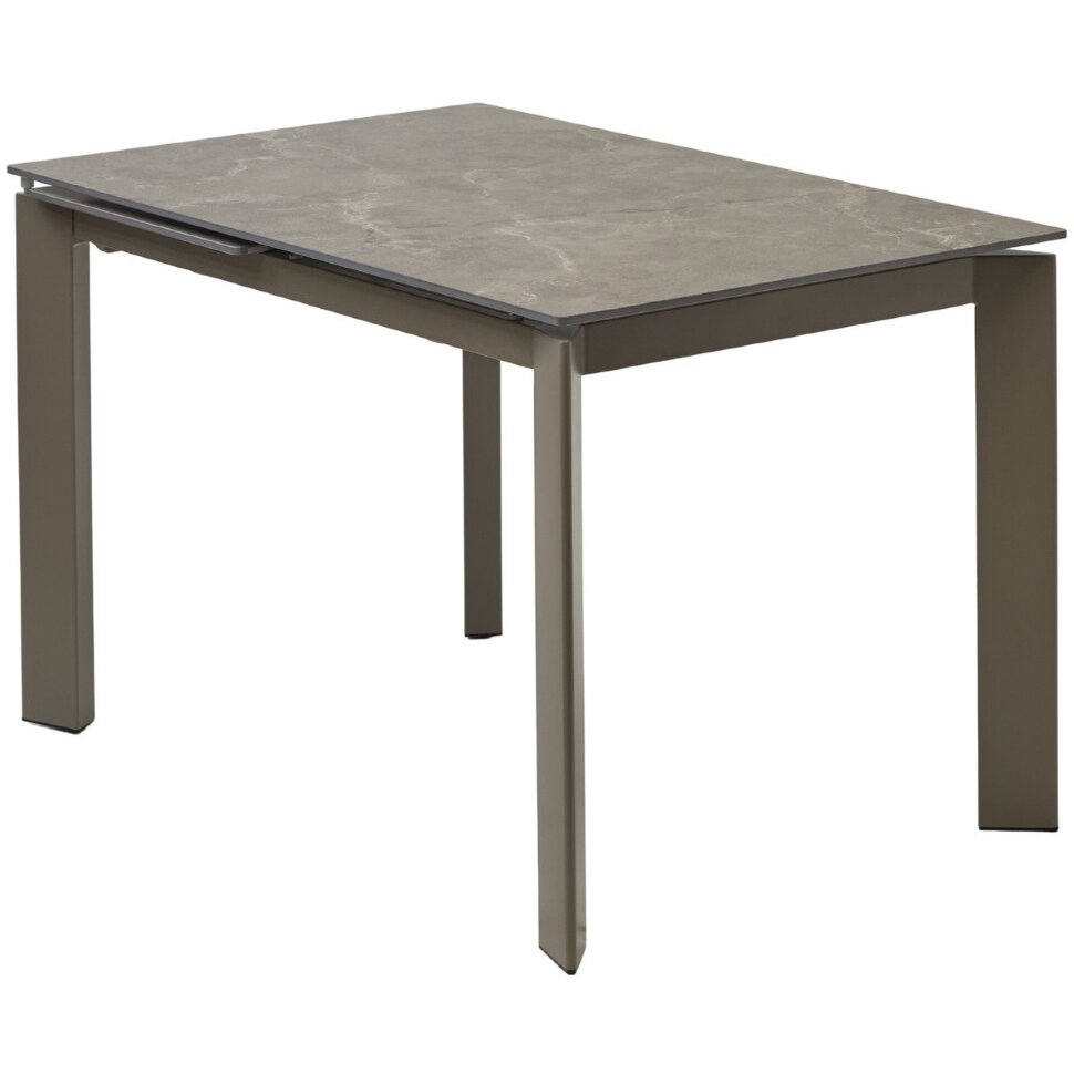 Стол CORNER 120 MATT LATTE STONE SOLID CERAMIC / TAUPE, ®DISAUR Стол CORNER 120 MATT LATTE STONE SOLID CERAMIC / TAUPE, ®DISAUR