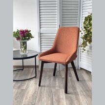 Стул CRISTIAN Orange Barrel-54, ткань / орех, ®DISAUR