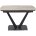 Стол ALATRI 120 GLOSS AMBER JADE SOLID CERAMIC / BLACK, ®DISAUR 